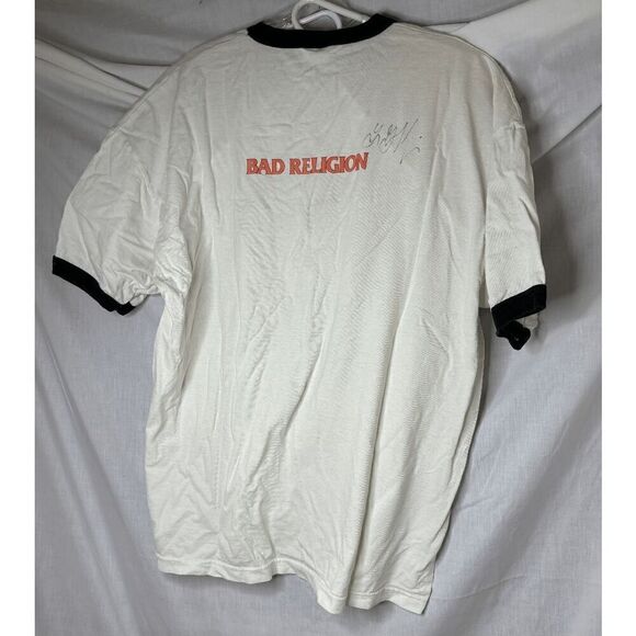 Bad Religion Concert T Size XL Signed by Greg Graffin 1997 SLC Warped Tour - Picture 2 of 3